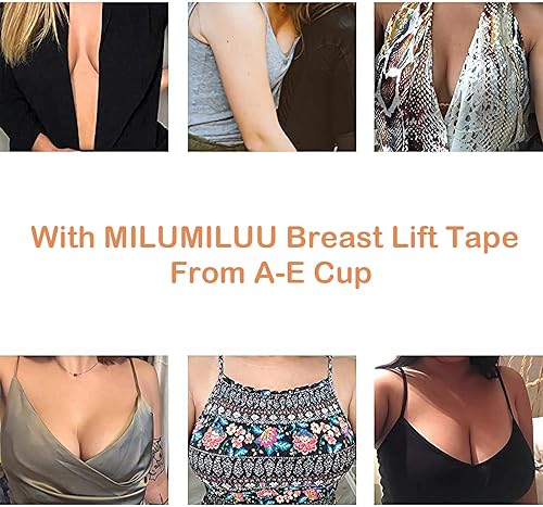 Miniatura 4 de Sujetador adhesivo adhesivo de levantamiento de senos invisible para copa A-E pecho grande