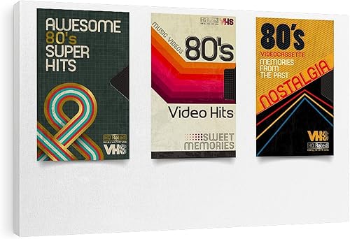 Miniatura 1 de CafePress Canvas Wall Art Abstract Beta Tape Ready to Hang for Living Room, Bedroom or Office