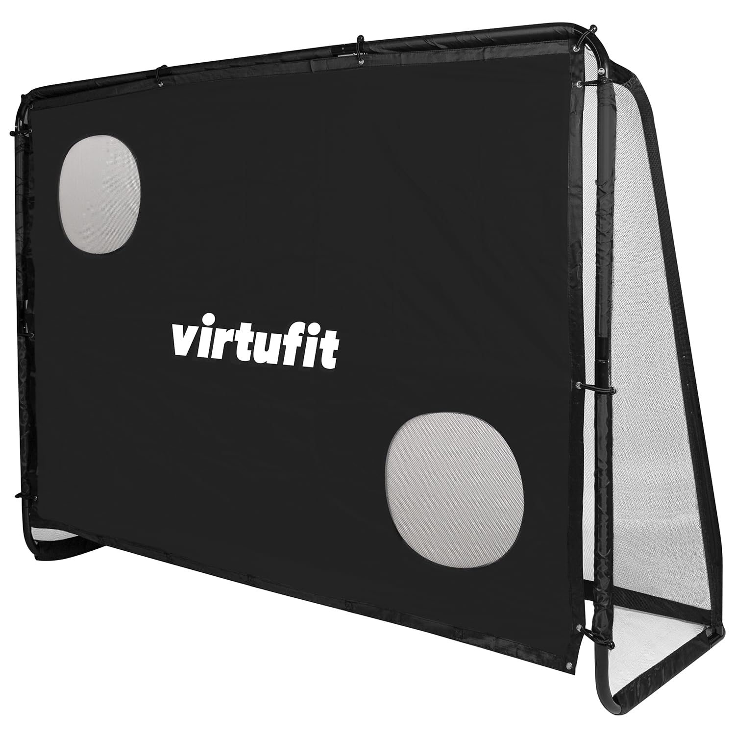 VirtuFit Portería de fútbol para niños y adultos, estable y resistente a la intemperie, perfecta para jardín y entrenamiento