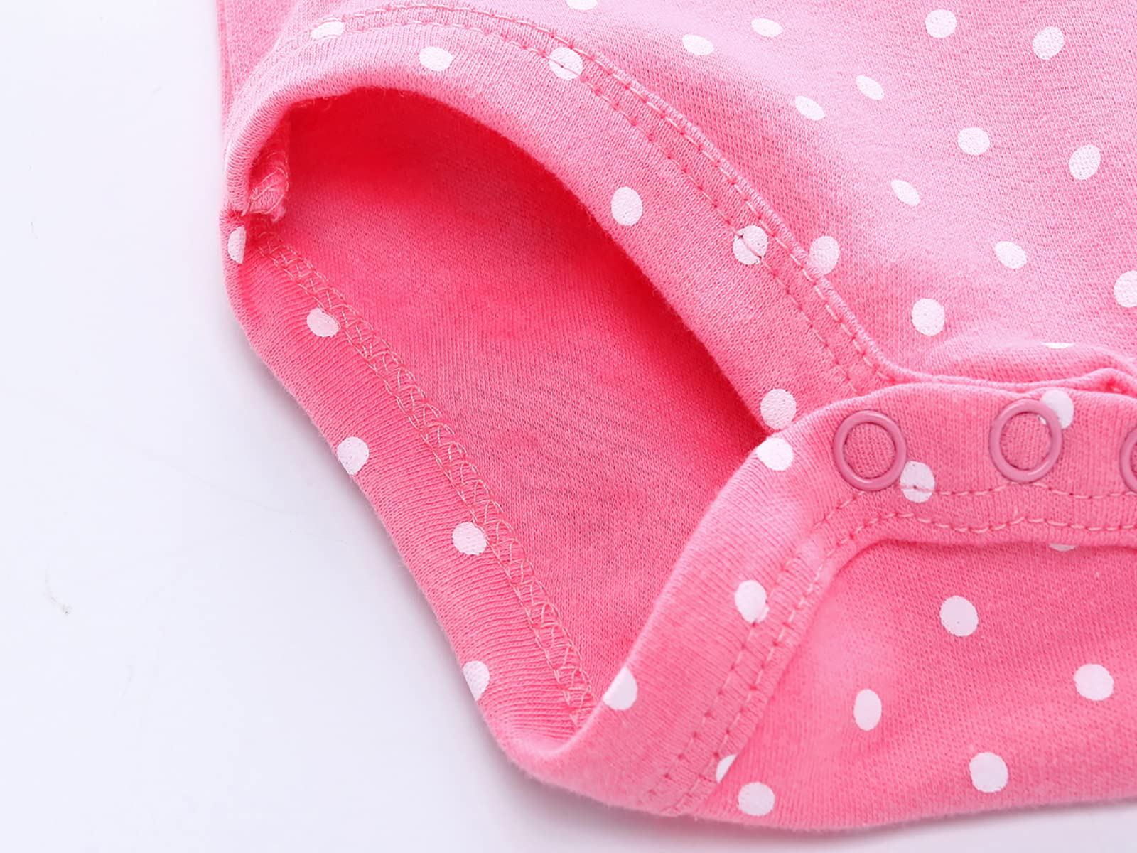 Chamie Baby Bodysuit Cotton Short Sleeve Vests for Newborn 5-Pack One-Piece Suit for Boy and Girl 0-12 Months… - 5