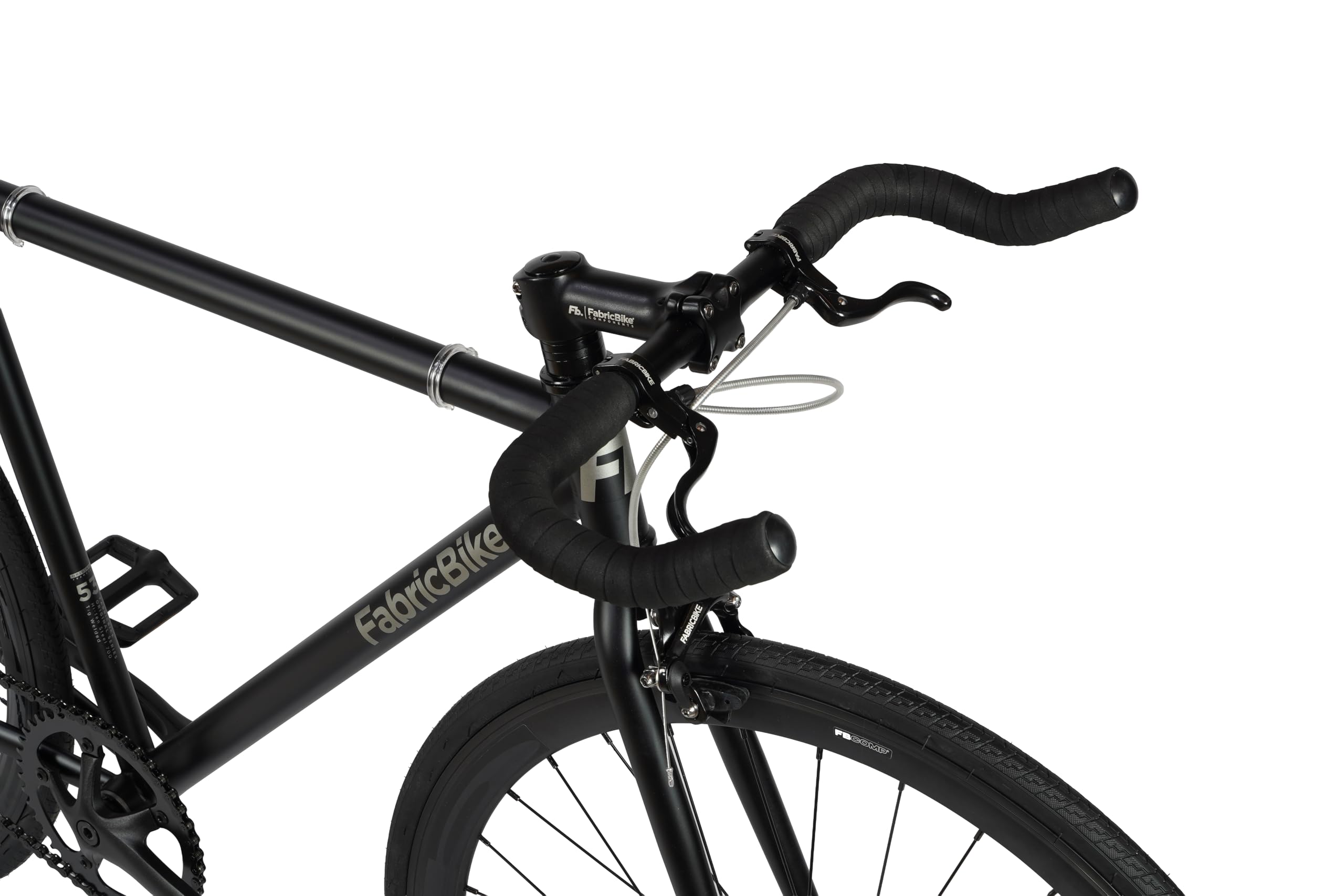 Bicicleta Fabric Bike – Original Collection, Hi-Ten de acero negro, Fixed Gear, Single Speed, Urban Commuter, 8 colores y 3 Tamaños, 10 kg