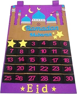 ZY123 Ramadan Calendar For Kids, Ramadan Advent Calendar, Ramadan Eid Timer Calendars Ramadan Party Decoration For Eid Mubarak Ramadan Decoration