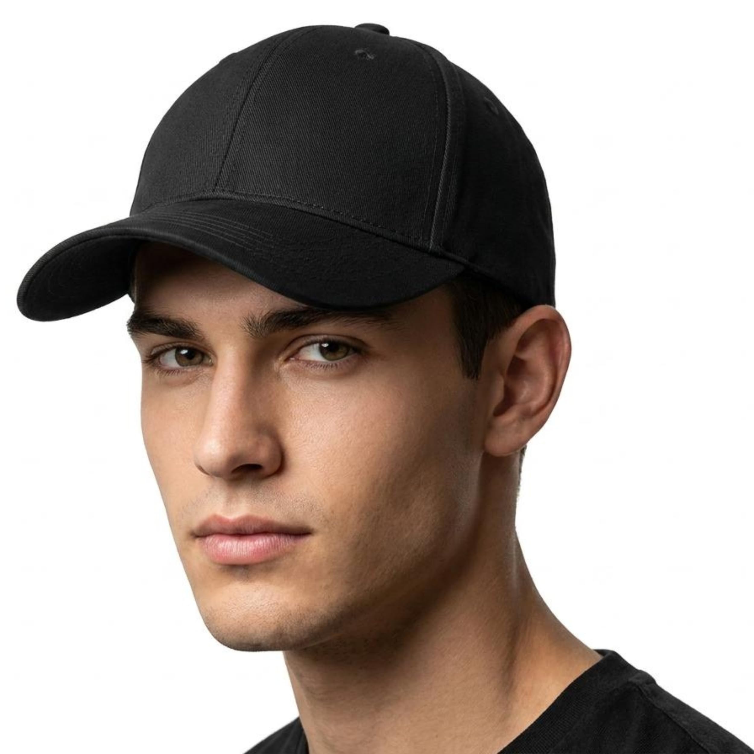 Baseball Cap for Men and Women |Unisex Cotton Adjustable Classic 6-Panel Plain Sports Cap | Sun Protection Curved Visor Hat for Outdoor, Running, Gym & Casual Wear-picture-37