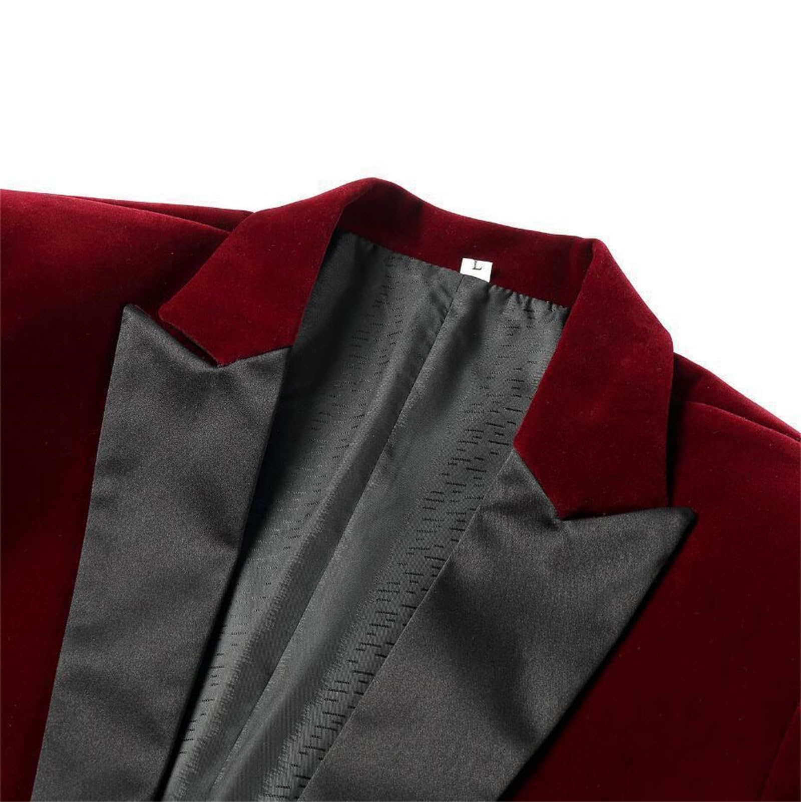 Veste de Smoking en Velours Coupe Slim pour Homme, Un Bouton, Costume de Bal, Mariage ou dîner.
