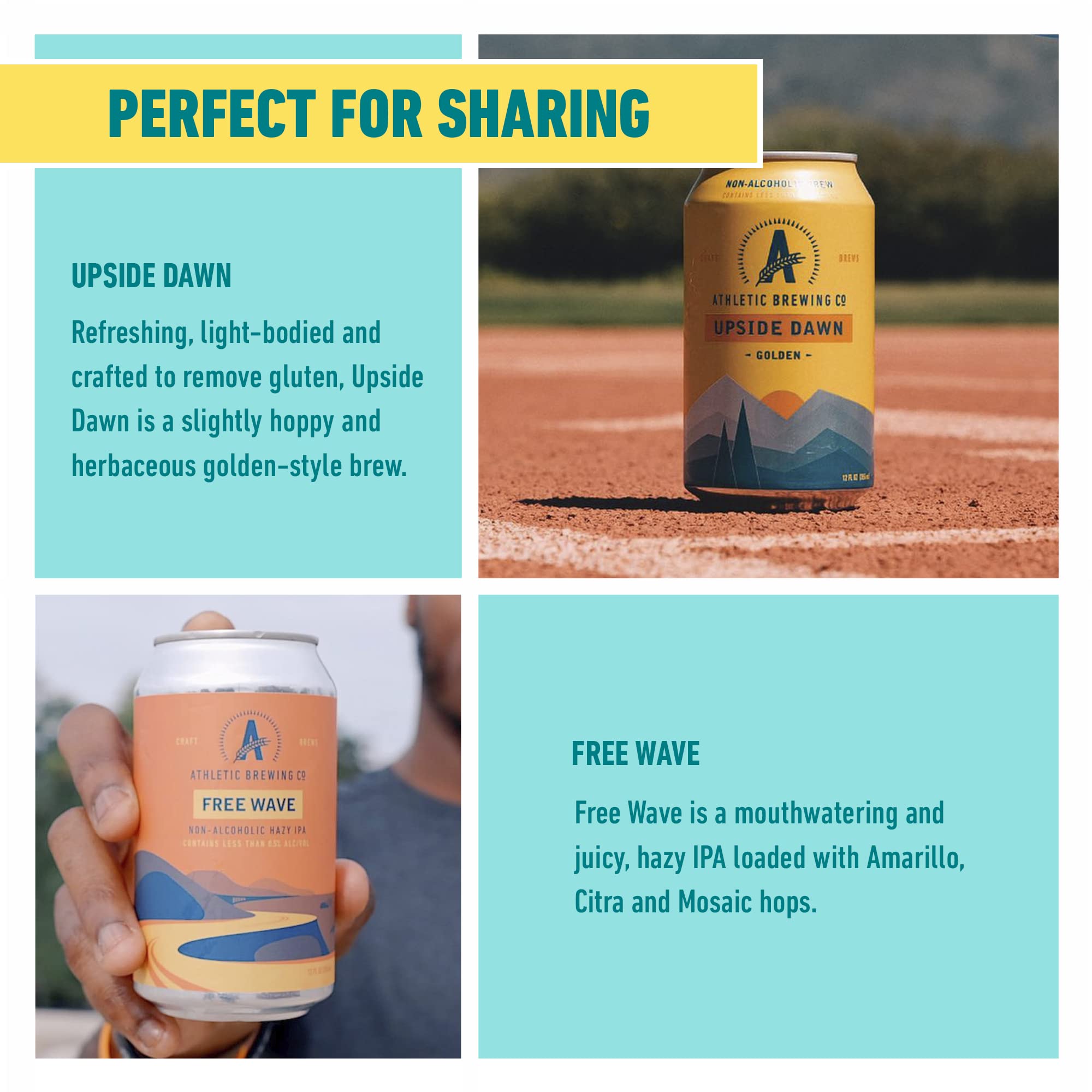 Buy Athletic Brewing Company Craft NA Mix 12Pack Upside Dawn