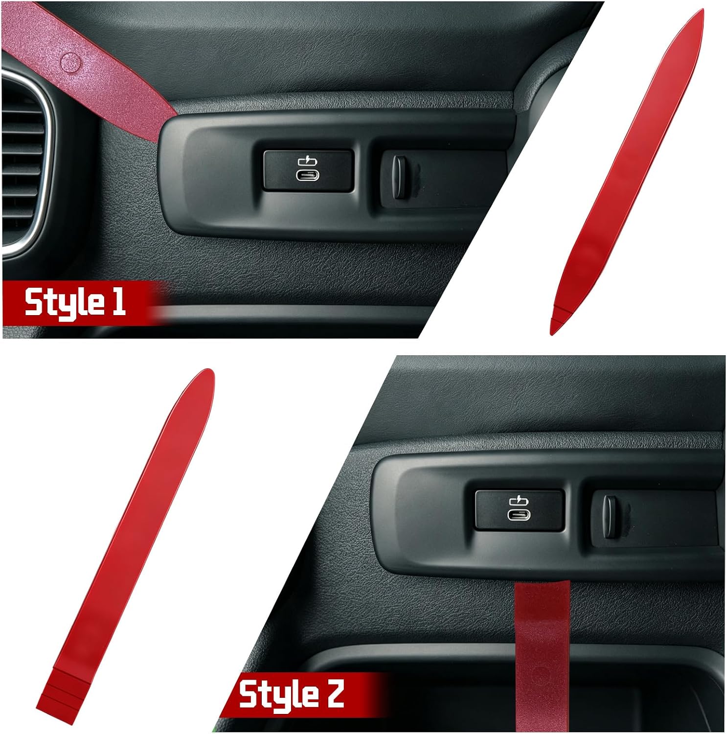 Car Clip Pliers, Panel Clip Removal Tool, Auto Clip Removal Pliers for Automotive Plastic Fasteners, Push Pin & Door Trim, Damage-Free Disassembly