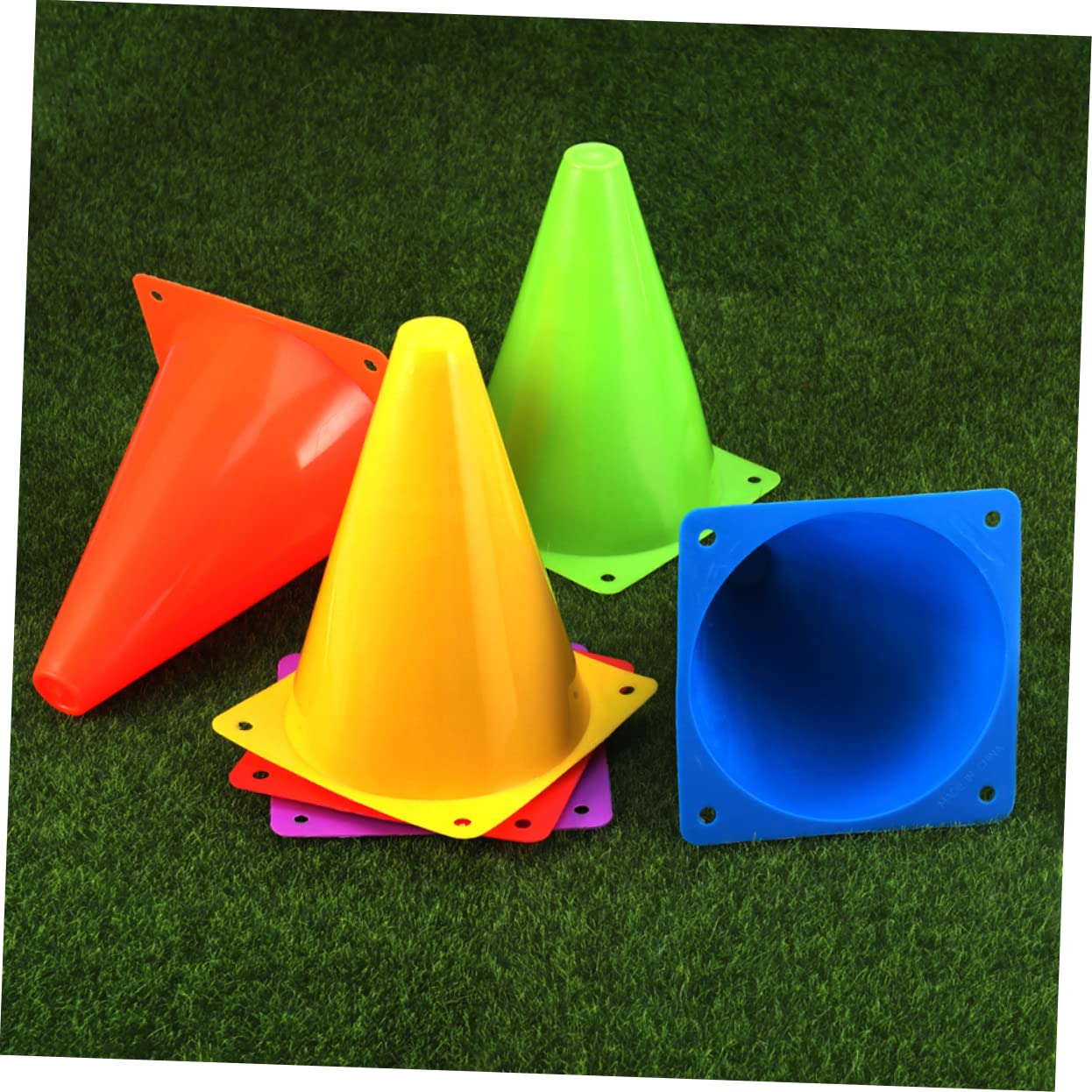 Toddmomy 24piezas Conos De Tráfico Conos De Entrenamiento Materiales Duraderos Fútbol y Deportes