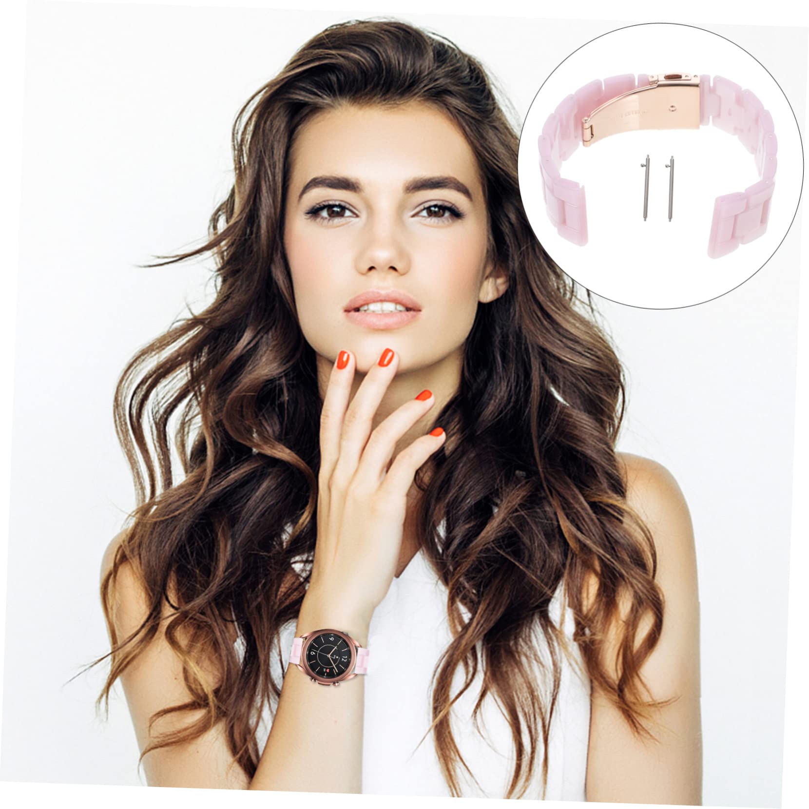 KOMBIUDA Bracelet Résine pour Montre Watch de Remplacement Élégantes pour Filles Design Pratique