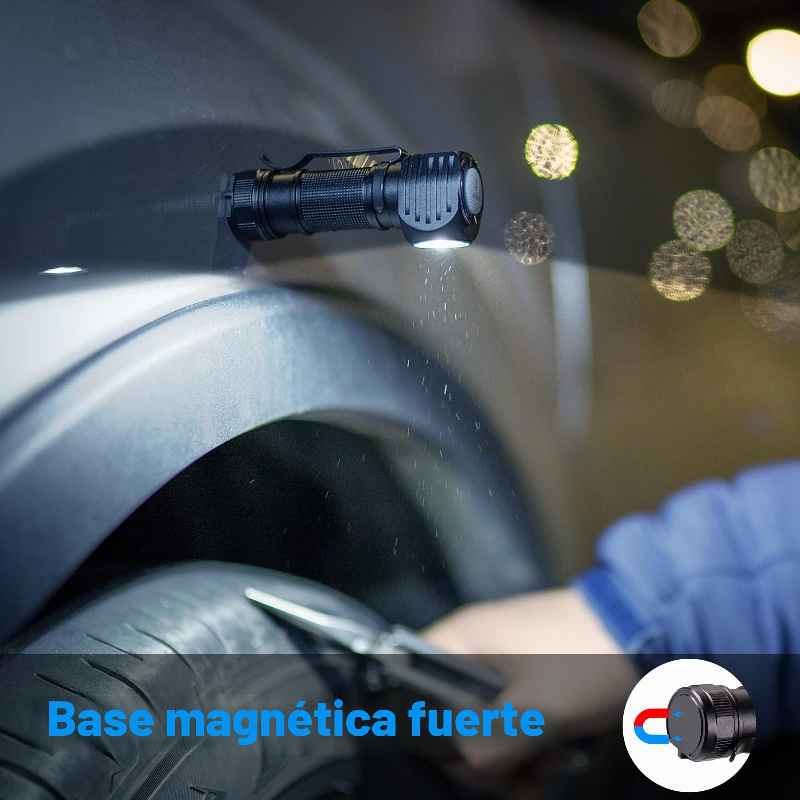 TrustFire Linterna Frontal, Linterna Frontal Led Recargable MC18 1200 Lumen Impermeable, 5 Modos de Luz para Jogging, Pescar,Pasear al Perro,Trabajo
