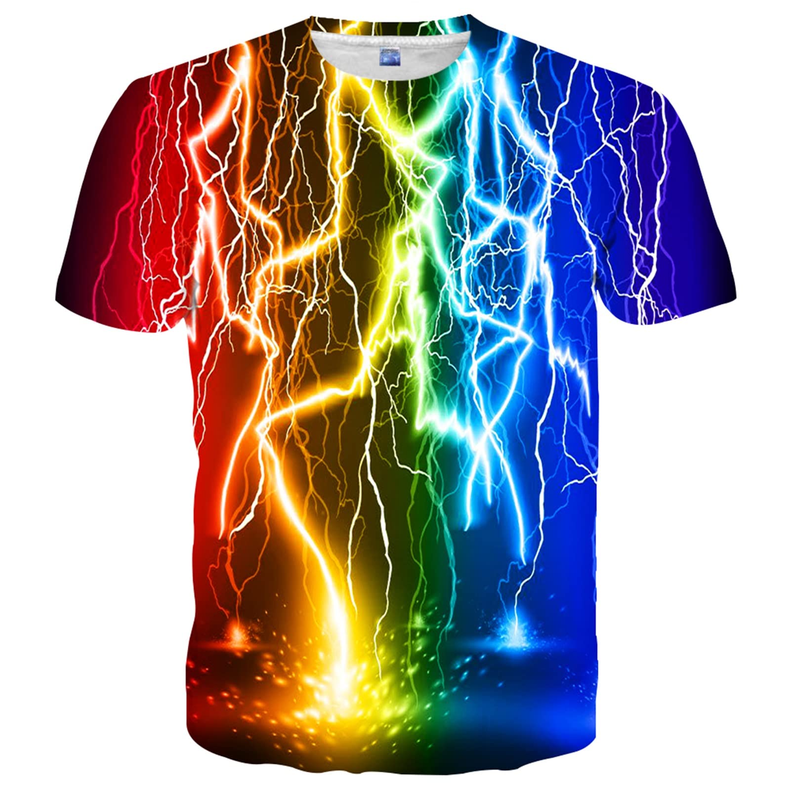 Yasswete Mens Womens Graphic T-Shirts Unisex 3D Printed Short Sleeve Shirts Tops product thumbnail 3