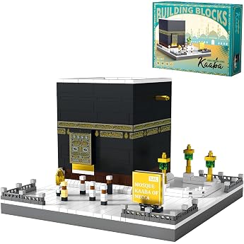 Mosque Kaaba of Mecca Building Blocks Sets Islamic Architecture Model for Adults World Famous Landmark Construction Kits Eid Gifts for Muslim 446 Pieces