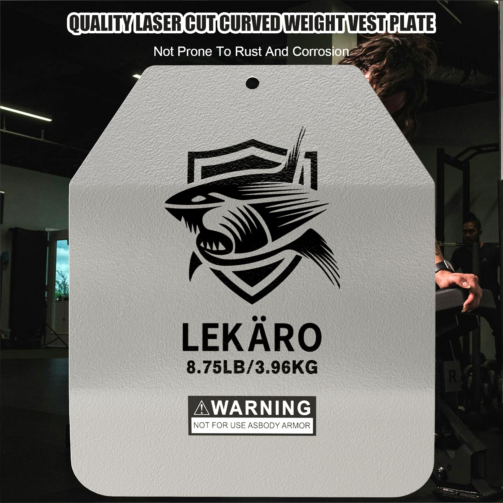Placas curvadas con peso de 5.75/8.75/15 libras para un ajuste ergonómico contorneado, para entrenamiento de fuerza, correr, fitness, entrenamiento pesado
