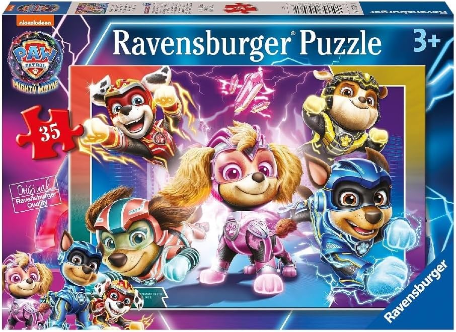 Ravensburger Paw Patrol Mighty Movie - 35 Piece Jigsaw Puzzle for Ages 3+ - Toddler Toy