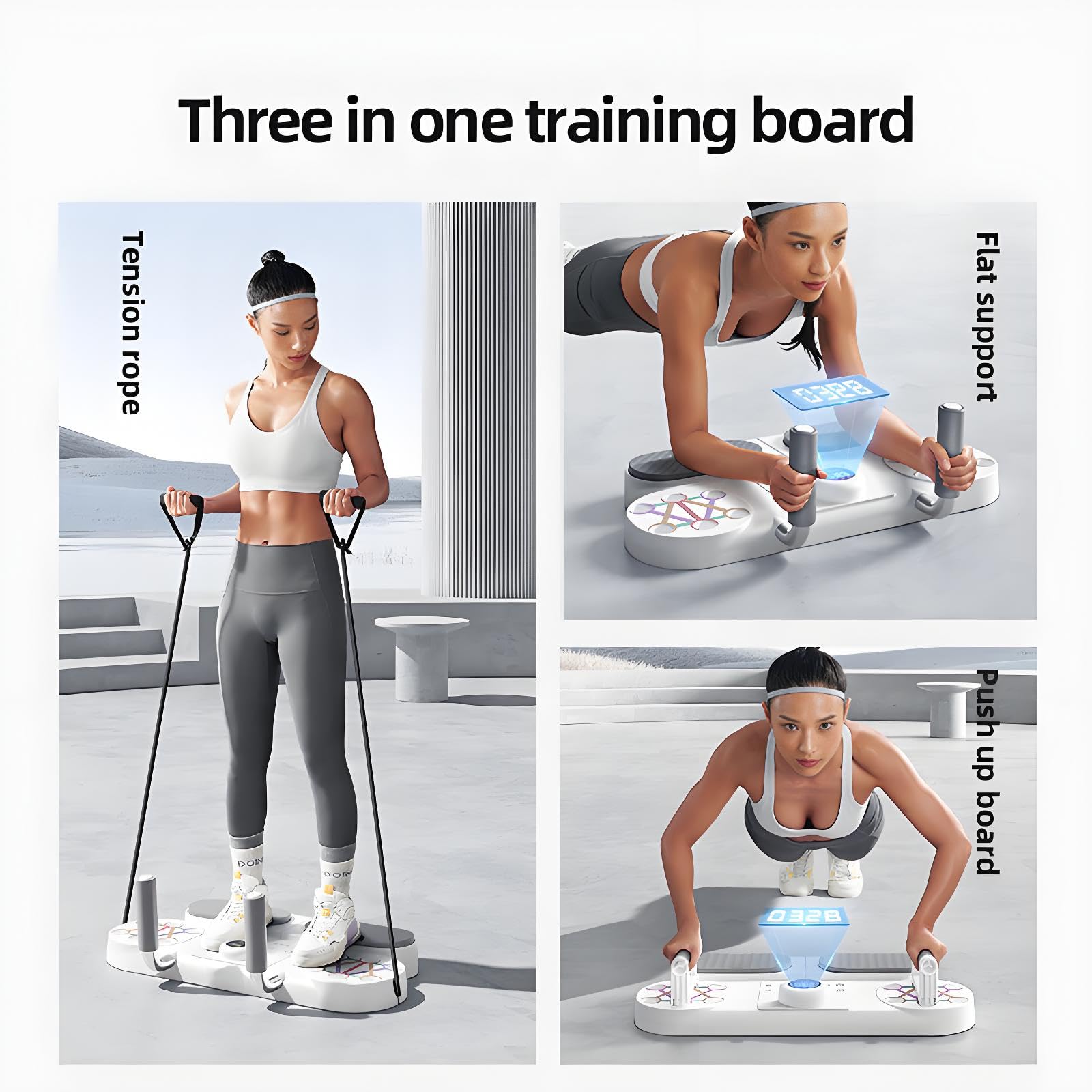 Hogar Pilates Equipment Planche de Pilates 6 en 1 Multifonction pour Fitness à la Maison
