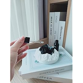 1 lb Rough Crystals Bulk Raw Black Obsidian Quartz Healing Stones for Tumbling, Wire Wrapping, Wicca Reiki,Meditation and Home Decor