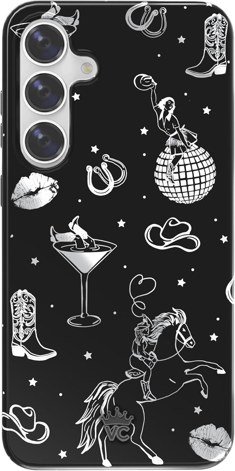 VELVET CAVIAR Designed for Samsung Galaxy S24 Ultra Case - [8ft Drop Tested] - Cute Protective Case for Women (Nude Checkered)