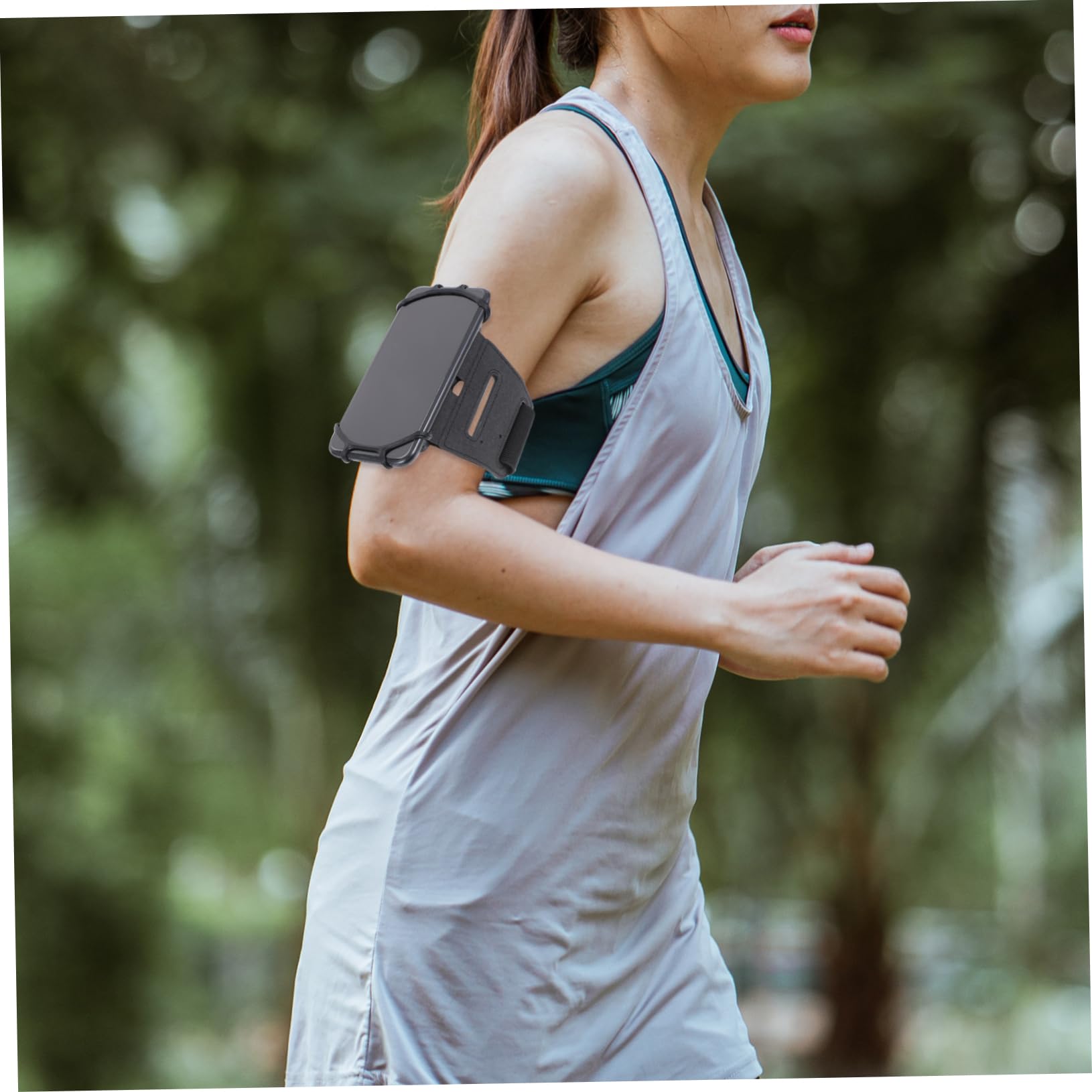 Hemobllo 4pezzi Bracciale Sportivo Per Smartphone Porta Cellulare Da Braccio Multiuso Per Corsa Bici e Palestra Materiale Traspirante e Resistente Classico