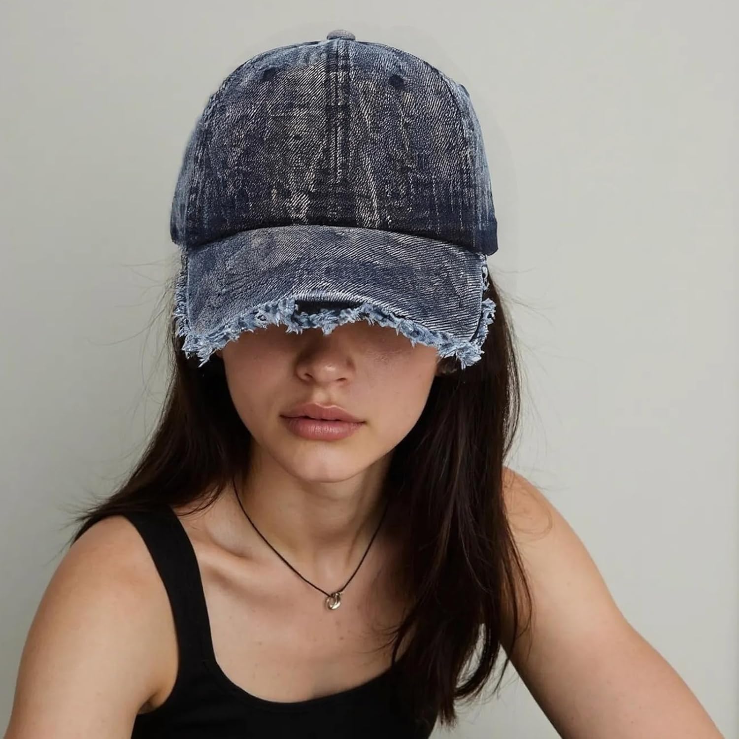 Women Fashion Baseball Caps Vintage Distressed Baseball Hat for Various Occasion Popular Hat Accessory for Daily Use image 3