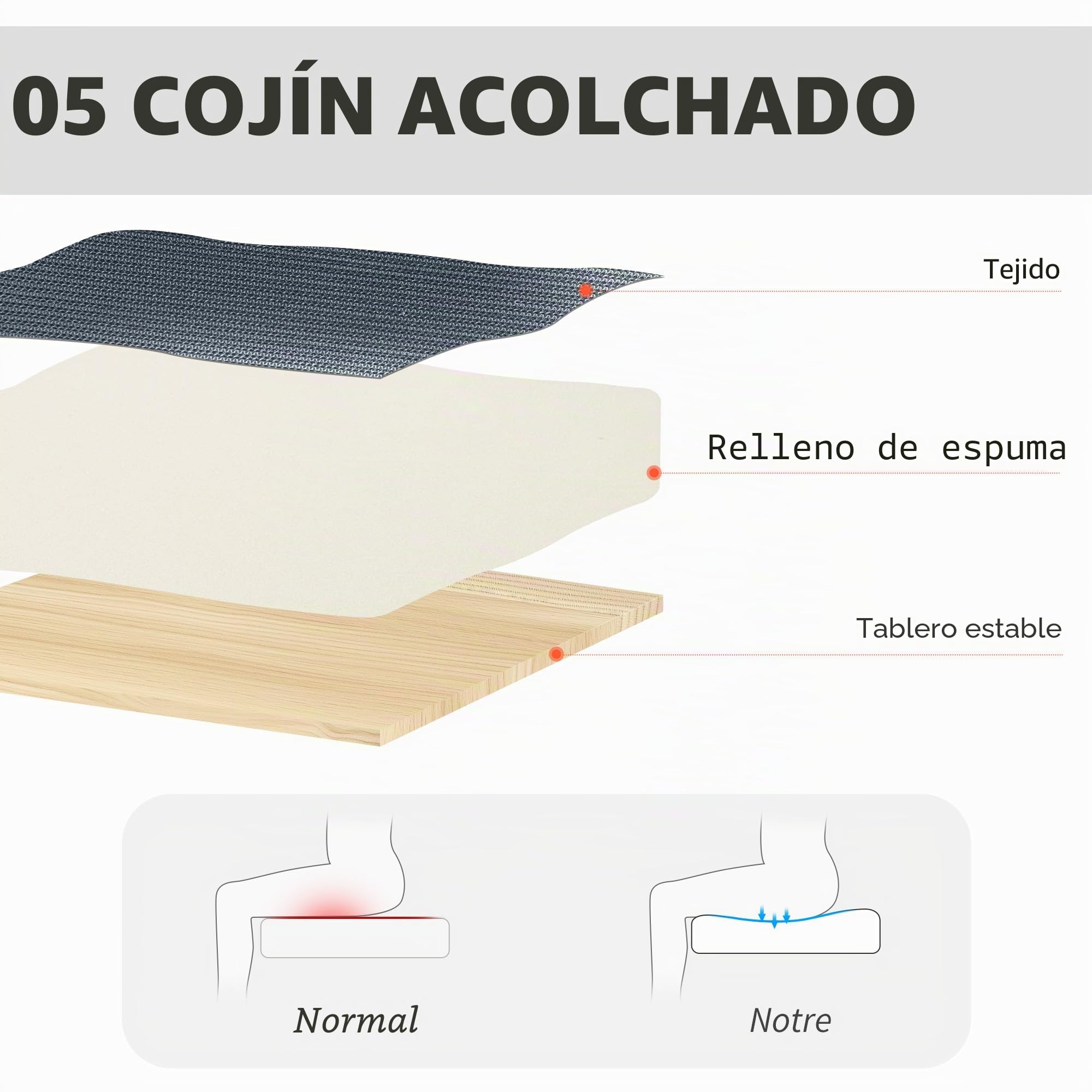 HOMCOM Silla de oficina ergonómica con reposapiés ajustable y reposabrazos elevables, Silla de dibujo con respaldo de malla, altura ajustable, reposabrazos altos, giratoria 360°, gris