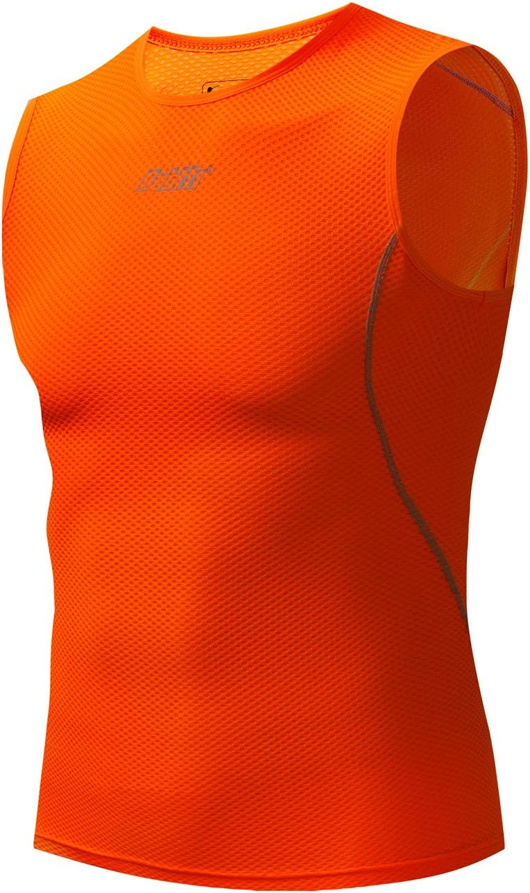 Men's High Wicking Sleeveless Base Layer Cycling Running Underwear Quick Dry Vests Lightweight Sports Tank Tops