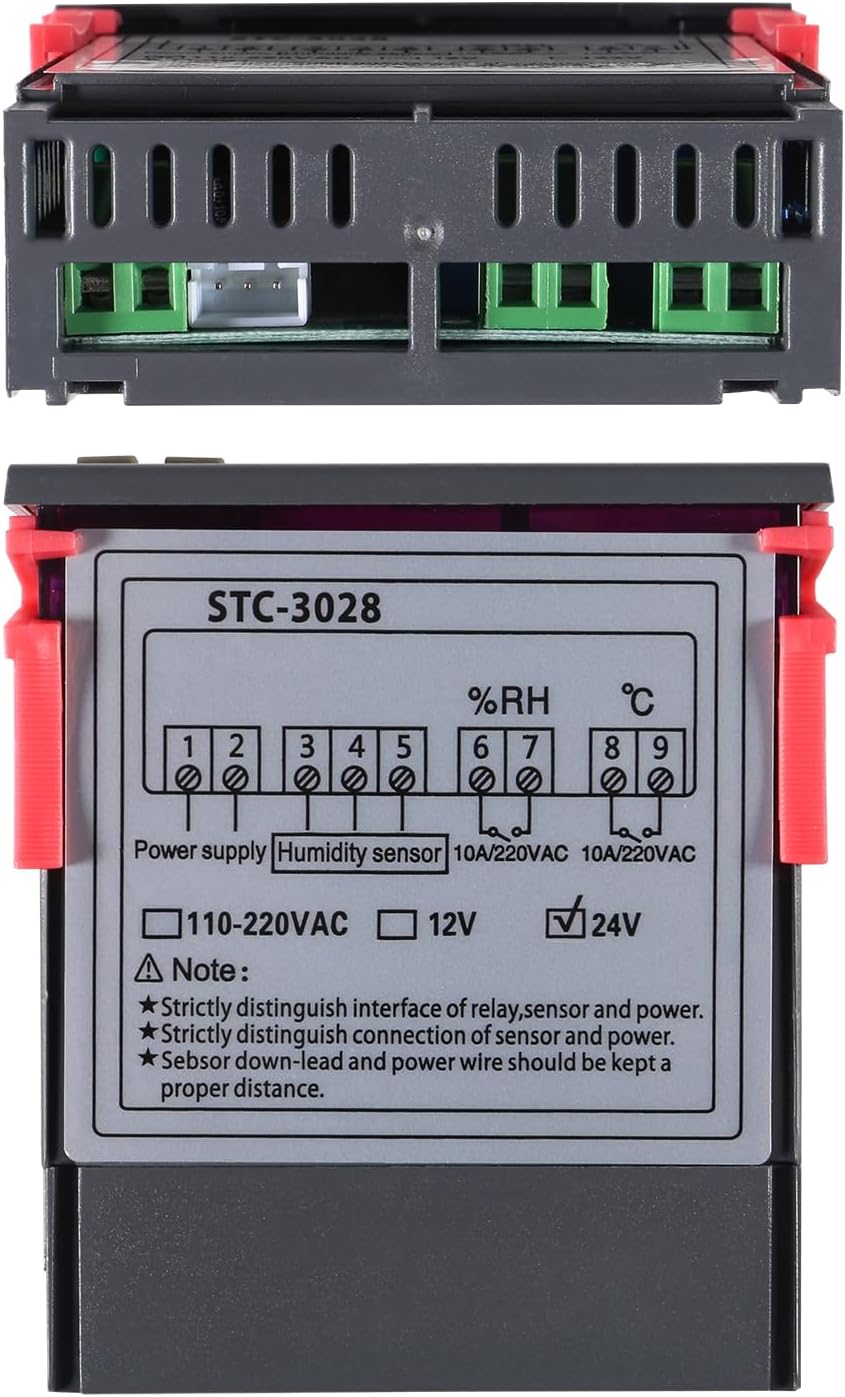 Dimensions of STC-3028 controller