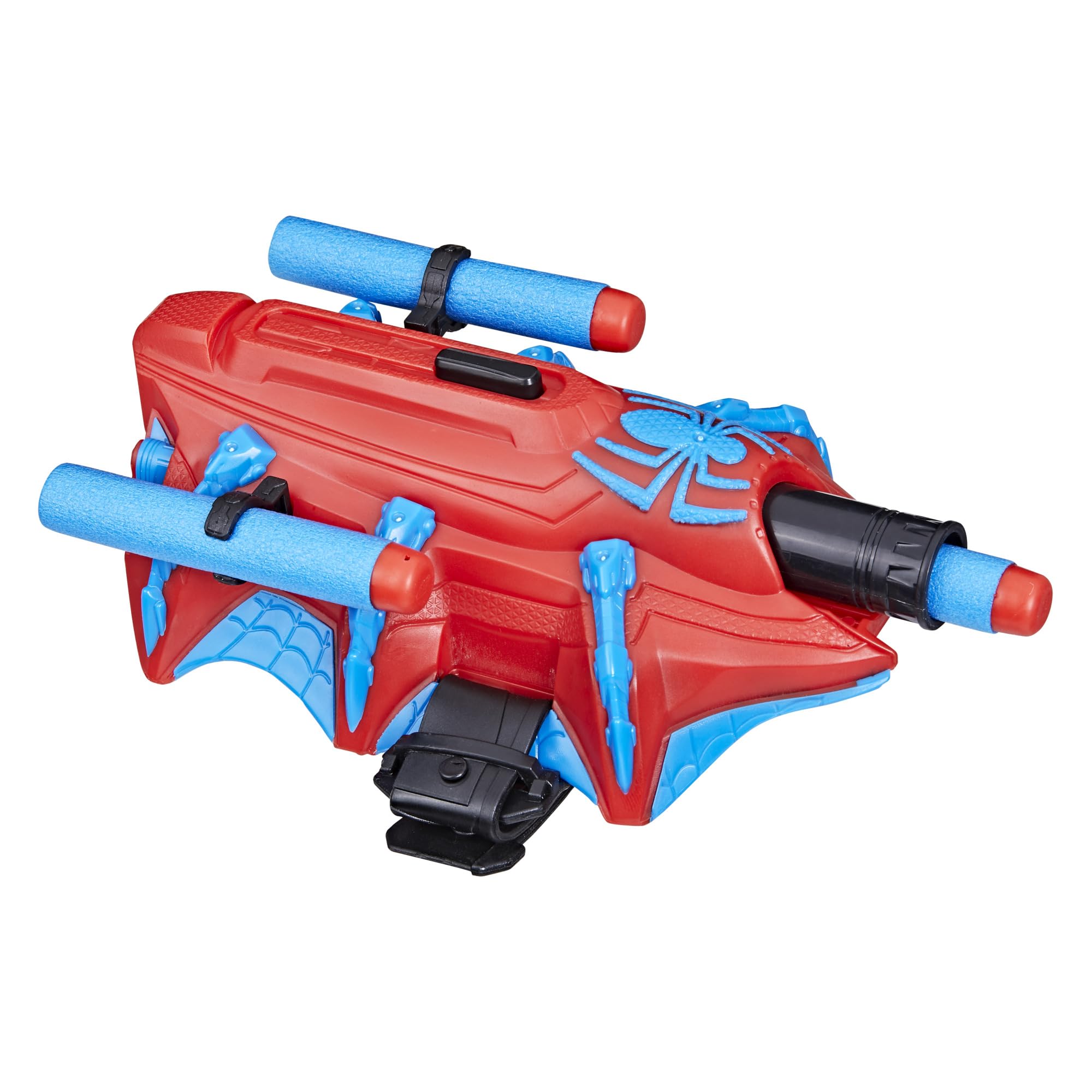 Marvel Nerf Spider-Man Thwip-Tech Blaster, Incluye 3 Dardos, Lanzador Web, Juguete de Juego de rol para niños de 5 años en adelante