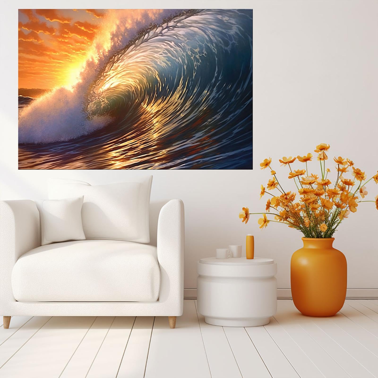 海の風景 キャンバス Amazon.co.jp: CcacHe 海の風景 はじめての絵画 キャンバス