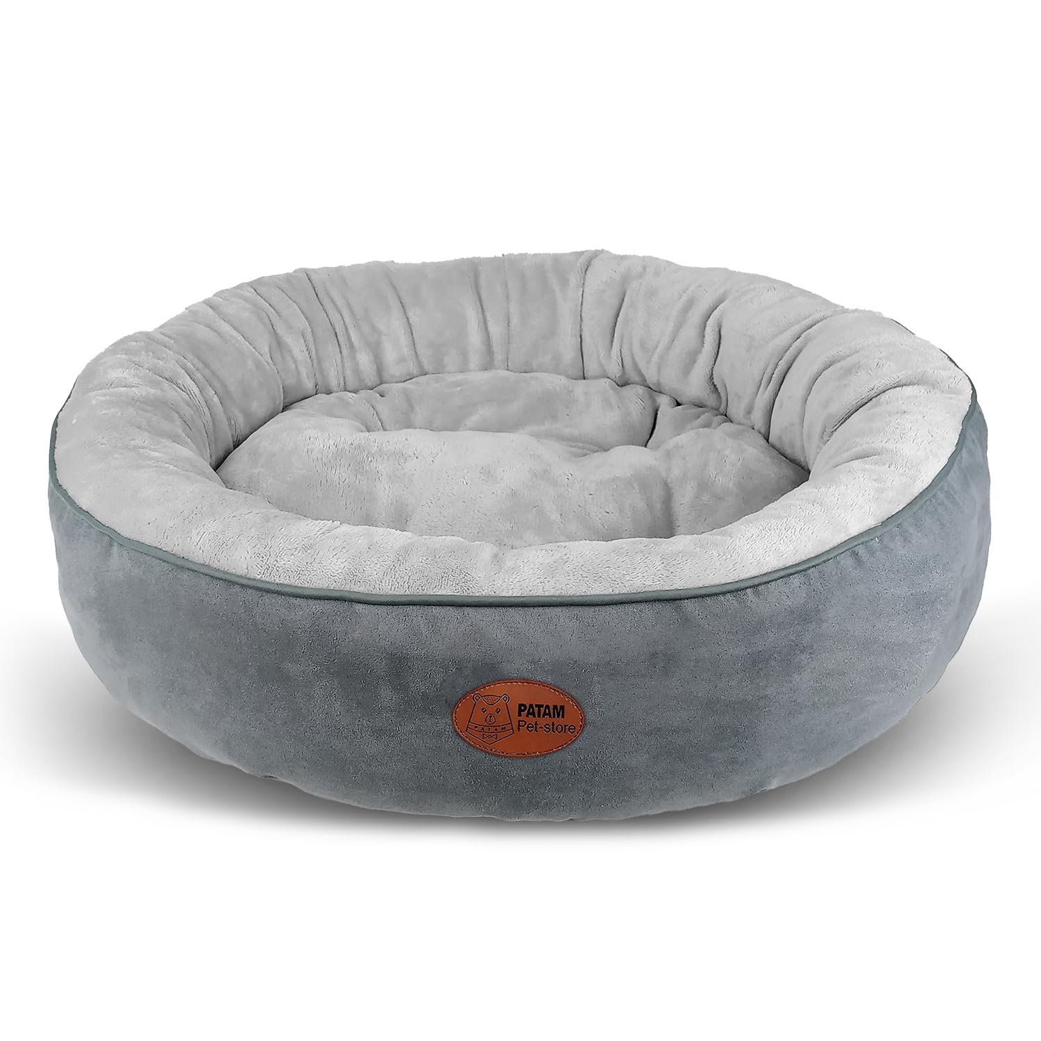 Niche pour chiens et chats Fufi gris extra large 81 cm ronde