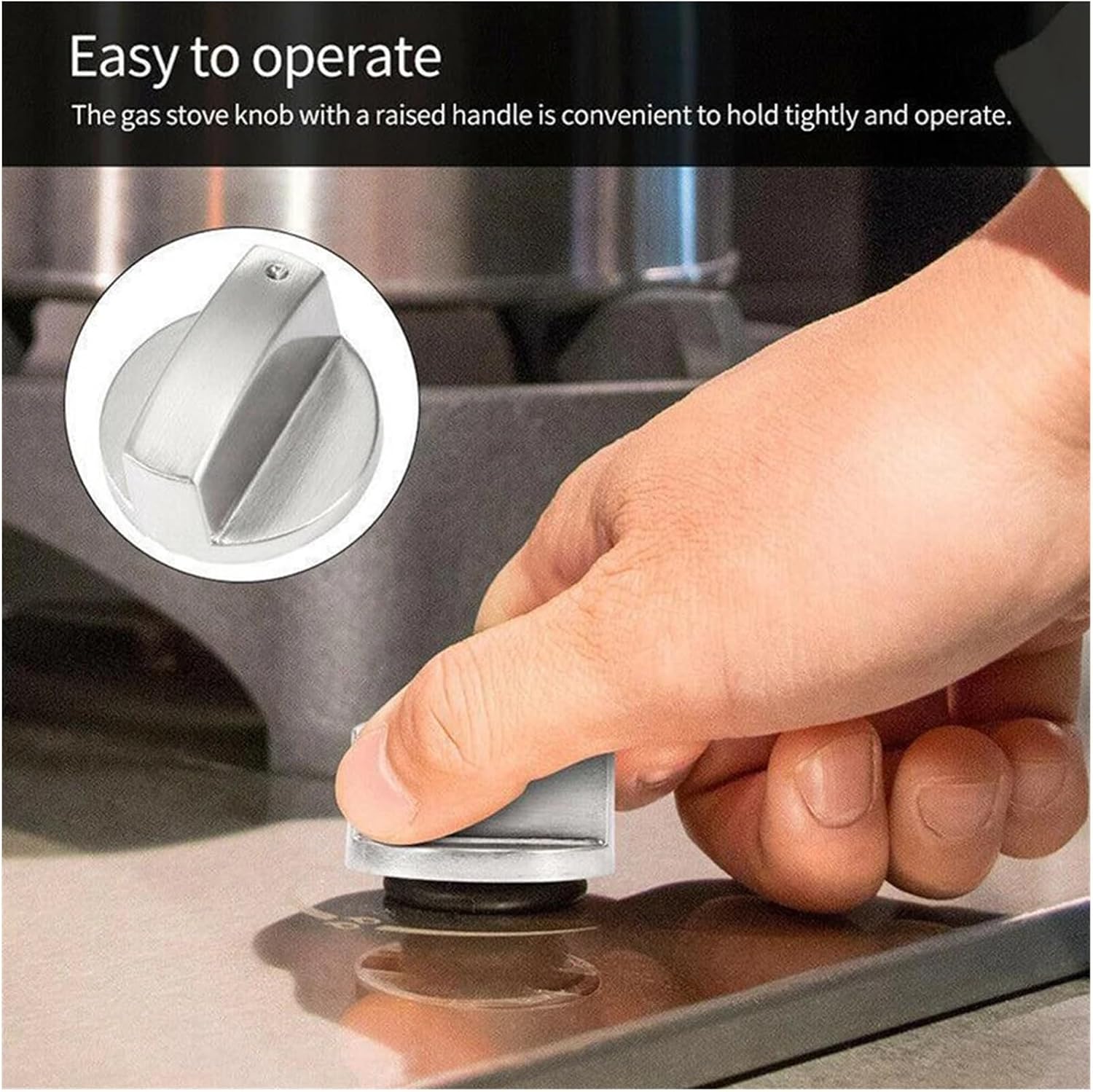 4/6 Pieces Stove Control Knobs, Metal Stove Burner Switch Buttons For Kitchen Stove, Alloy Gas Stove Knobs Cookware Accessories(A 4pcs)