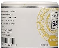 Vista 6 de SAN FRANCISCO SALT CO Sal marina orgánica de limón y romero, 4 onzas