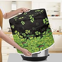 Vista 174 de Cubierta abstracta para freidora de aire con estampado de corazón, cubierta de olla a presión de 3 cuartos de galón, cubierta antipolvo para olla a