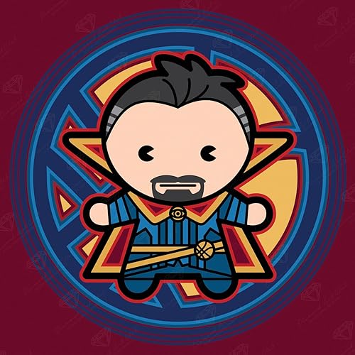 DIAMOND ART CLUB DR. Strange - Kit de pintura de diamantes en lienzo, 13" x 13" (32,8 x 32,8 cm)