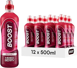 Sports Drinks Mixed Berry 12 Isotonic Drink with Vitamin B12 and B6 Electrolyte Drink Maximum Hydration Drinks Low Calorie Vegan Adult Soft Drinks Multipacks 12x500ml