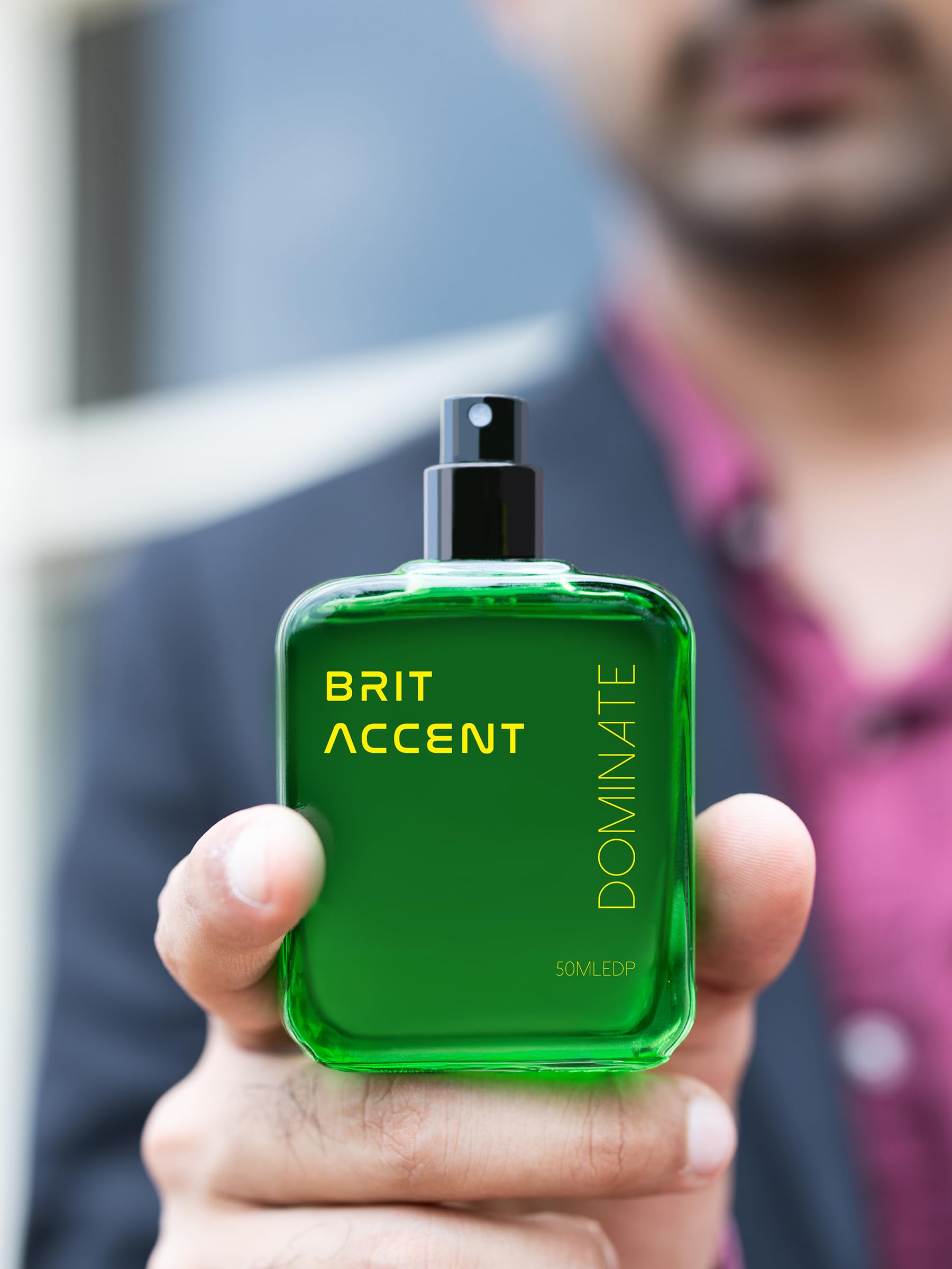 BRIT ACCENT Liquid || Grandeur Premium Collection Gift Set || Pack of 3 X 50 ML || Long-Lasting || #Believe #Conquer,#Dominate, 150ML || Fragrance Set - Parfum for Men || 4