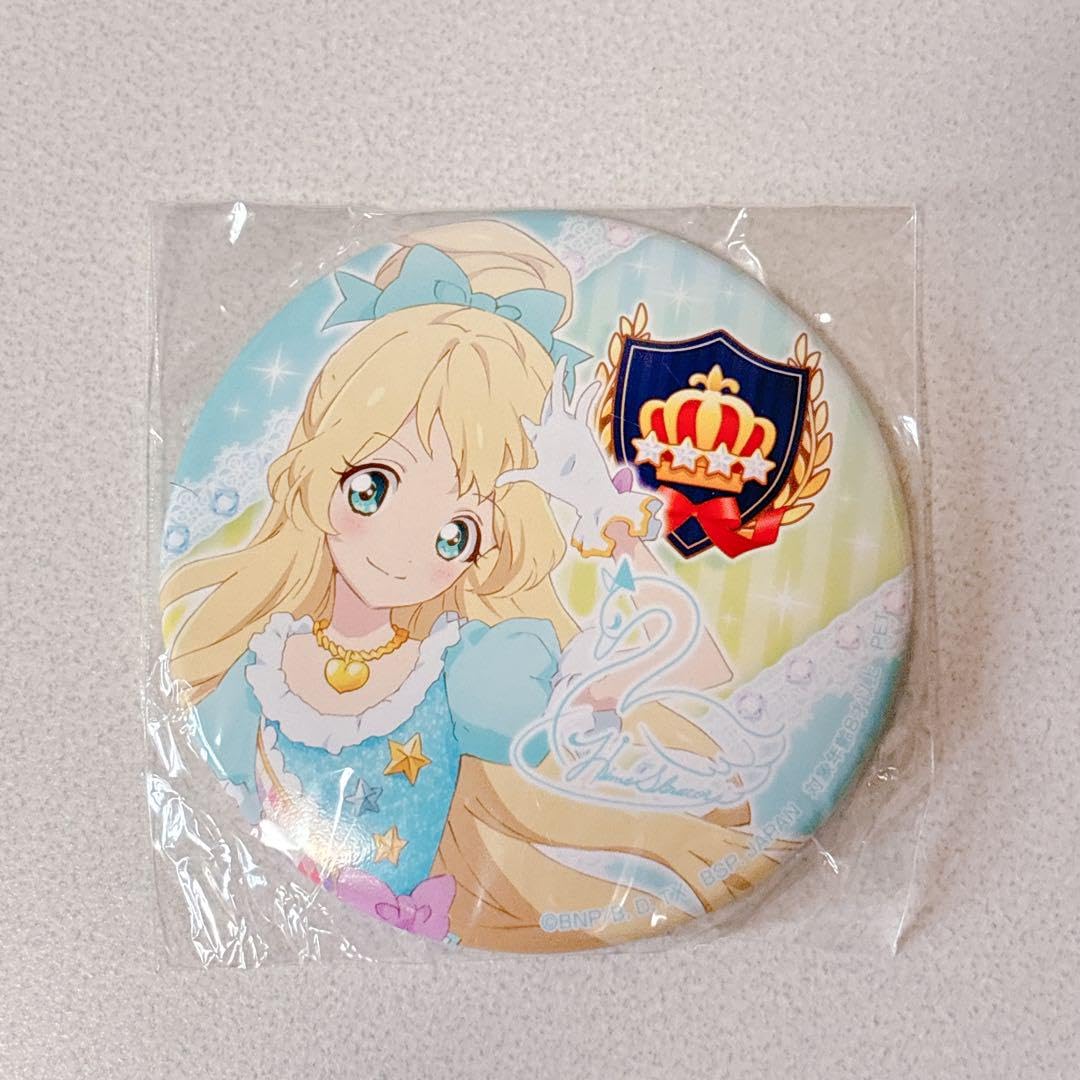 Amazon.co.jp: アイカツ スターズ プライズ 限定 缶バッジ 白鳥ひめ 
