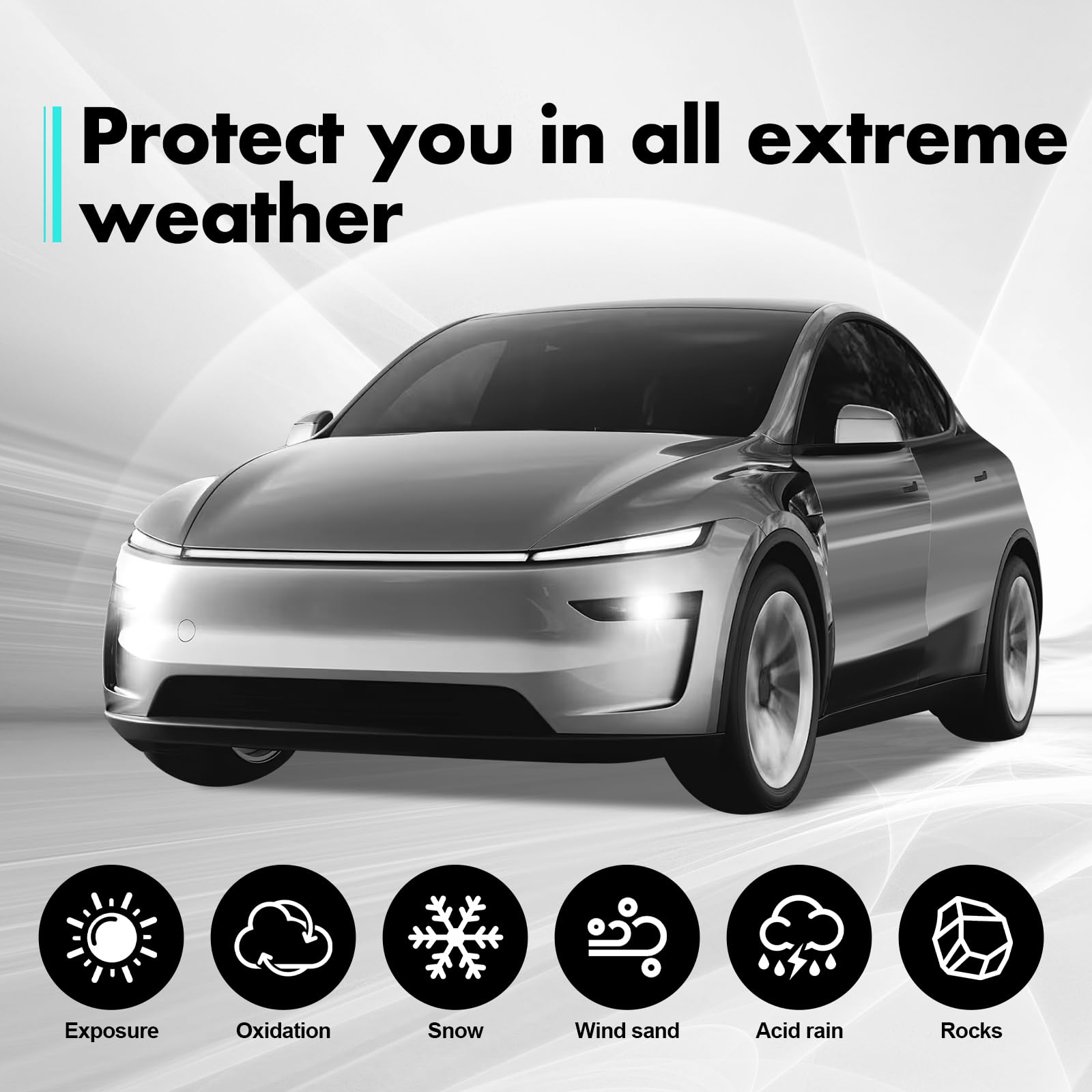 Paintville for 2025 2026 Tesla Model Y Juniper TPU PPF Paint Protective Film Custom Fit Anti Scratch Self Healing Shield Guard Tesla Finishing Accessories for Mini Rear Trunk Bumper