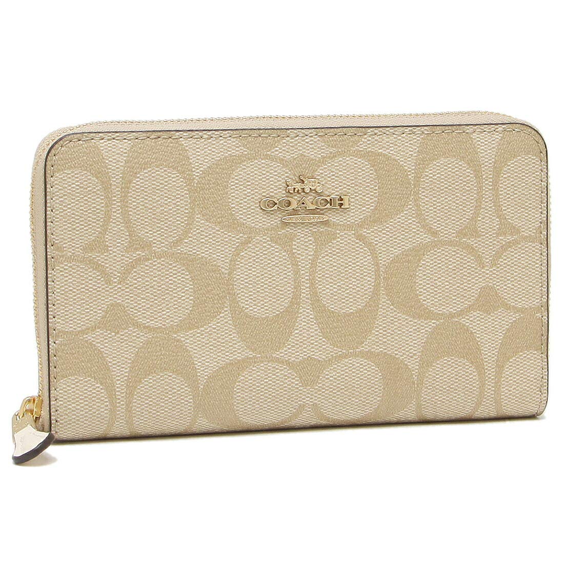 COACH コーチ 二つ折り財布 ベージュ×パイソン調 Amazon | [コーチ] 二つ折り財布 アウトレット シグネチャー