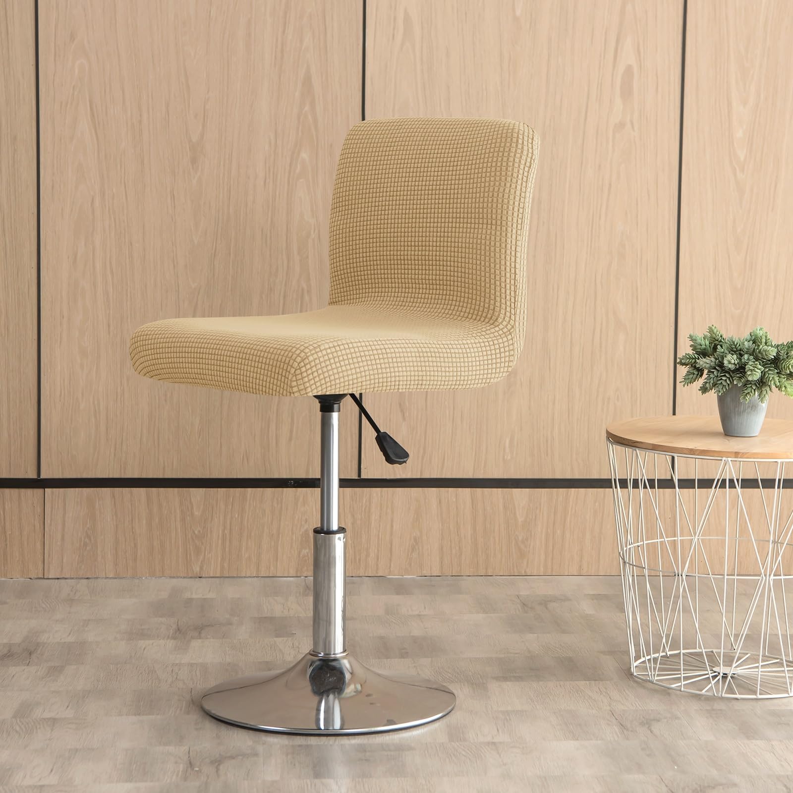 Juego de 4 fundas protectoras para taburetes de bar para cocina y comedor, con respaldos, funda protectora para muebles