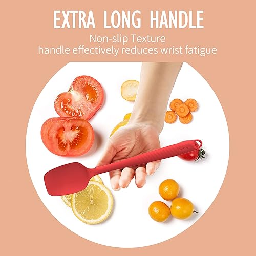 Miniatura 9 de Garantía permanente Cuchara pequeña de silicona 1 PCS Resistente al calor Espátula de silicona para utensilios de cocina antiadherentes Utensilios