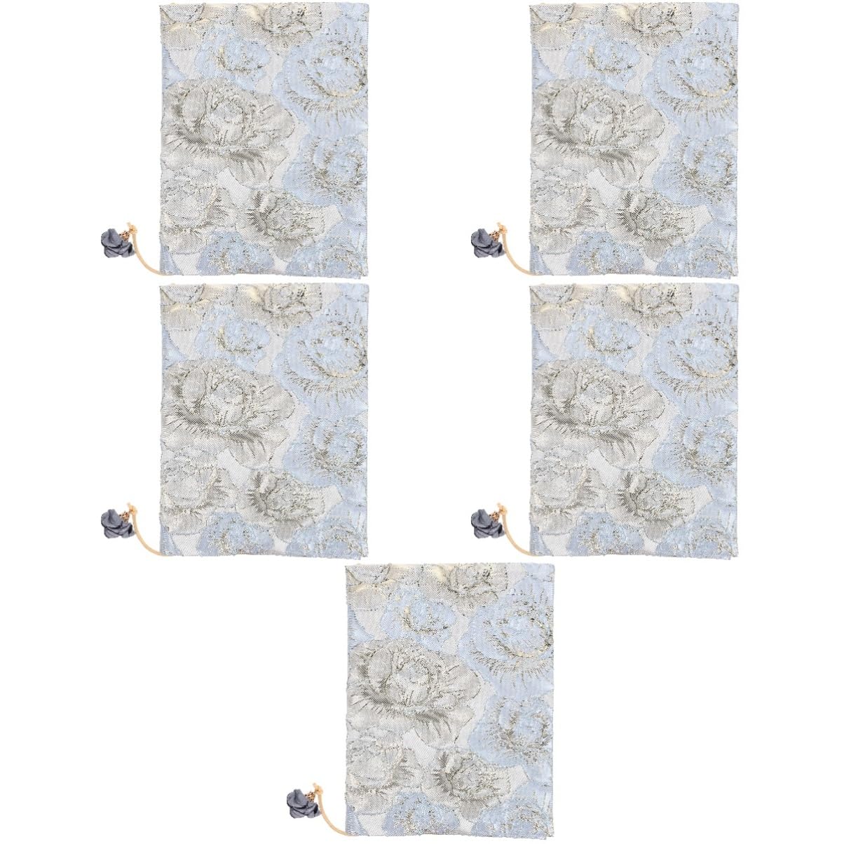 DOITOOL 5 Pezzi Custodia per Libri Decorativa Copertura Protettiva per Amanti Dei Libri Design Chic per e