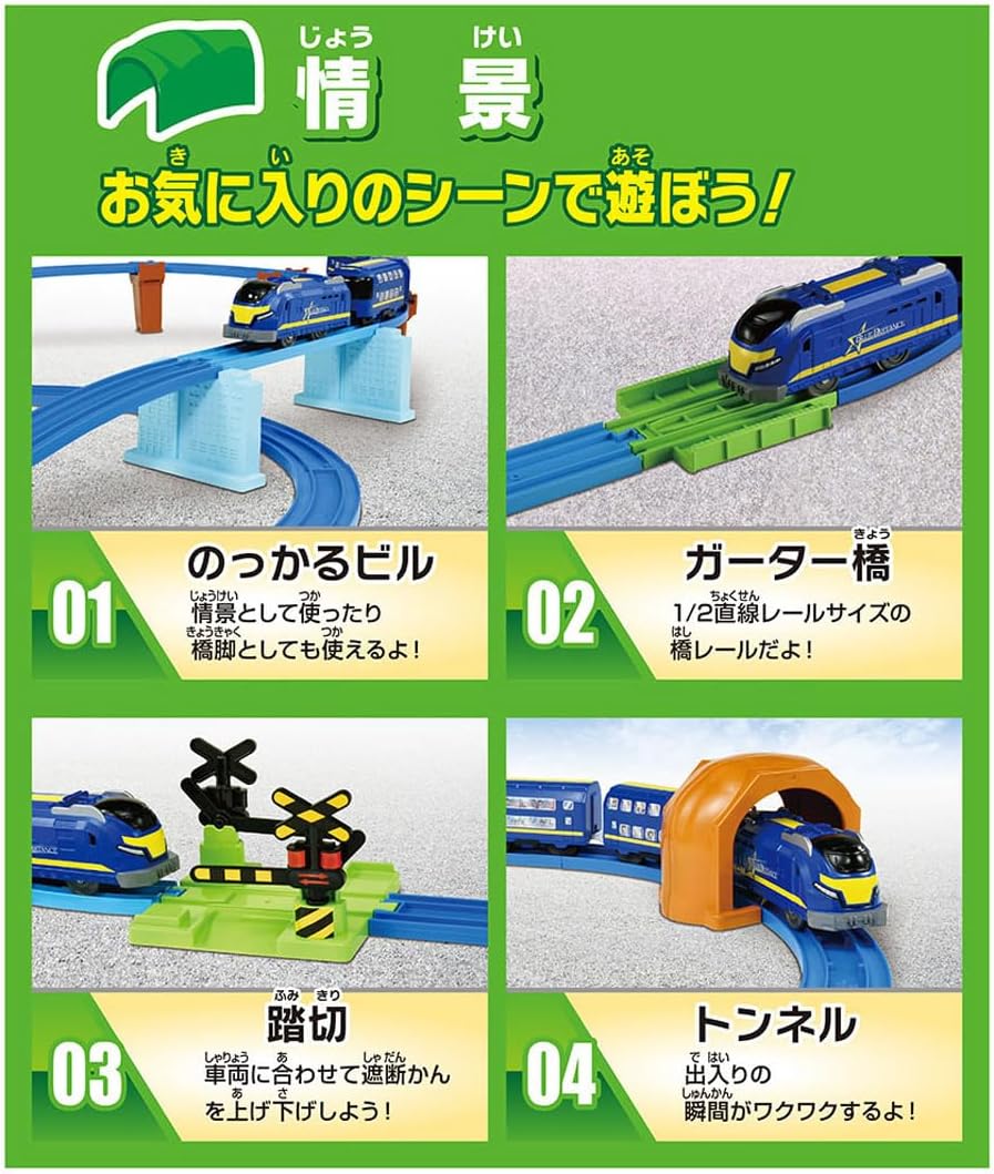 Takara Tomy Plarail Let's make your city! Plarail best selection set, trains, trains, toys, from 3 years
