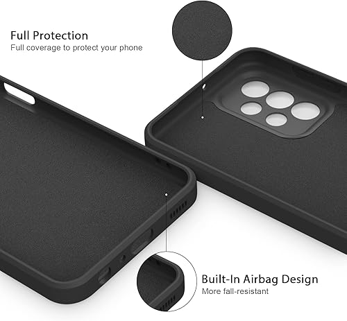 Miniatura 5 de AK Funda protectora para Samsung Galaxy A23 4G 5G, elegante funda protectora de cuerpo completo de silicona líquida delgada para Samsung Galaxy A23