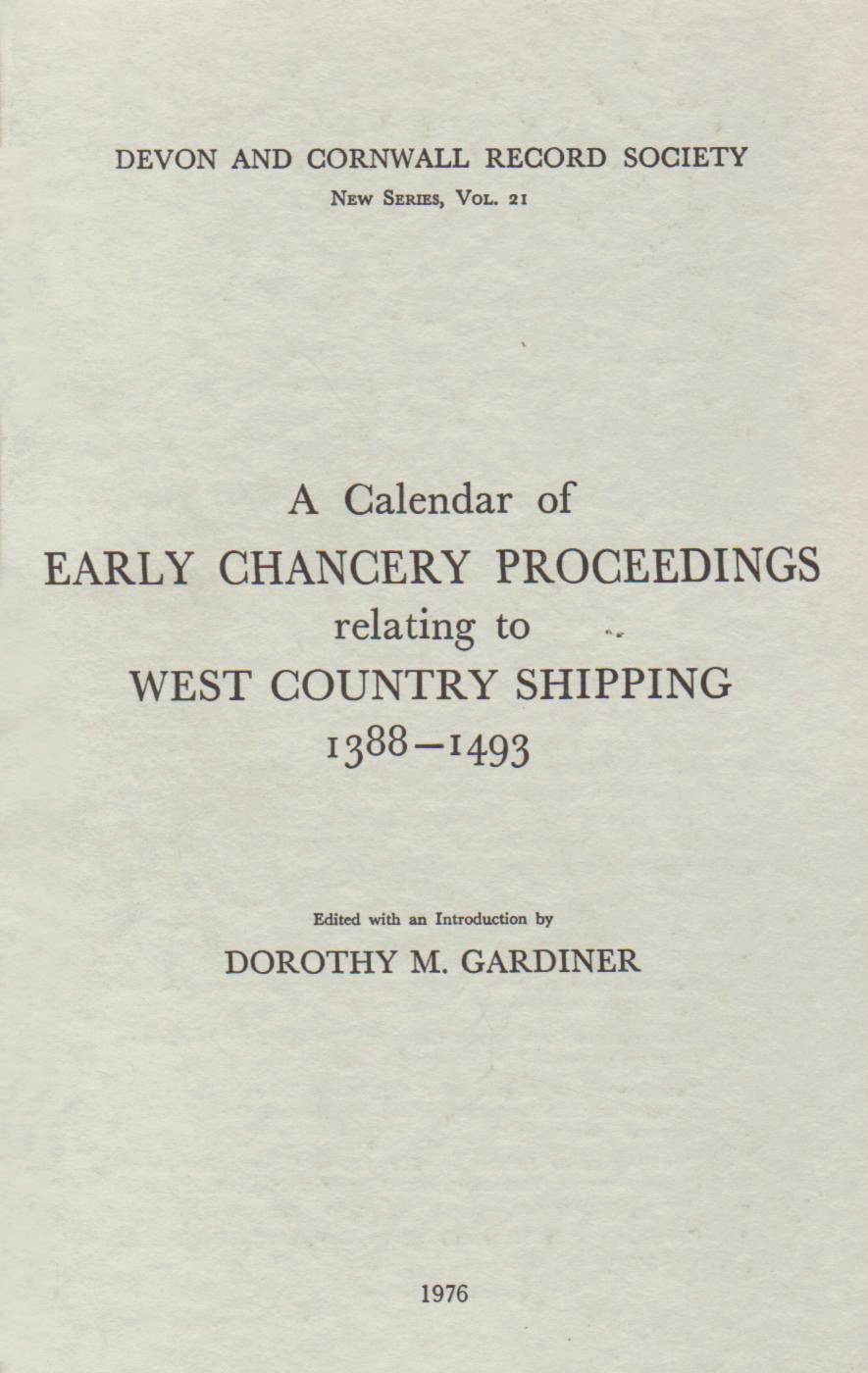 A Calendar of Early Chanc