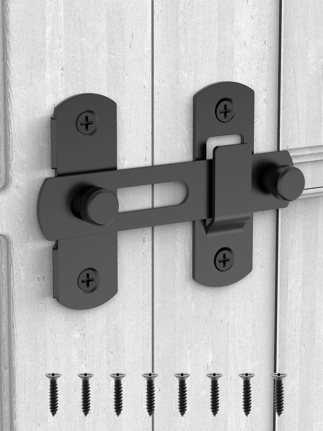 Sliding Barn Door Lock, Stainless Steel Gate Latches Flip Latch Safety