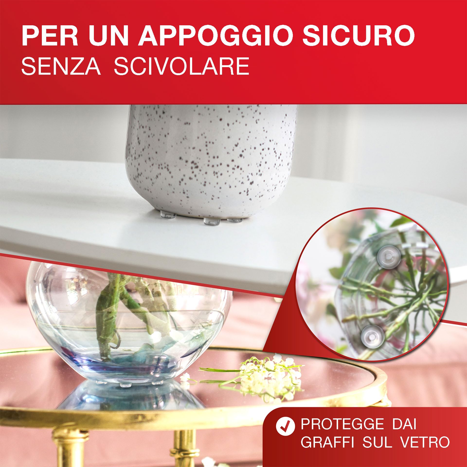 3M SJ 5344 MPCB Piedino Di Fissaggio Autoadesivo, Rotondo - Foto 6