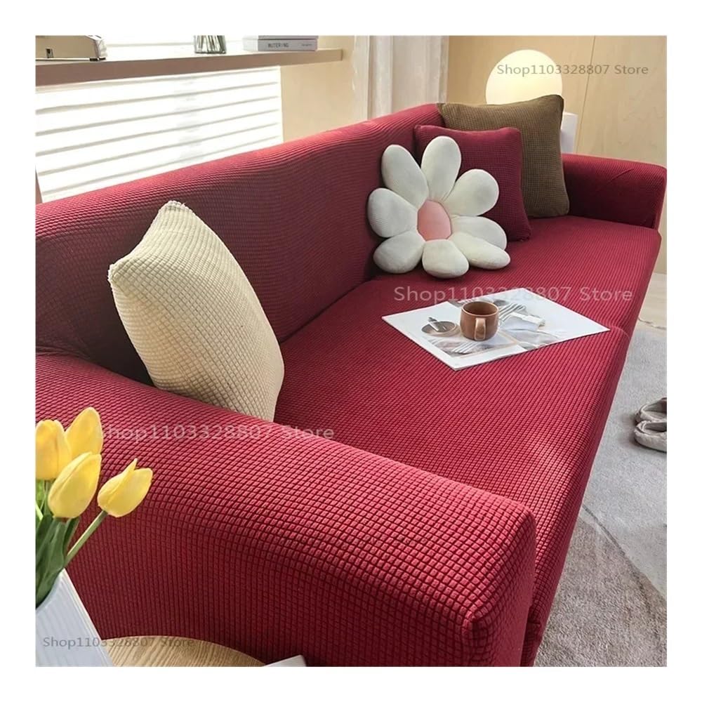 Housse de canapé imperméable en tissu extensible premium 4 places