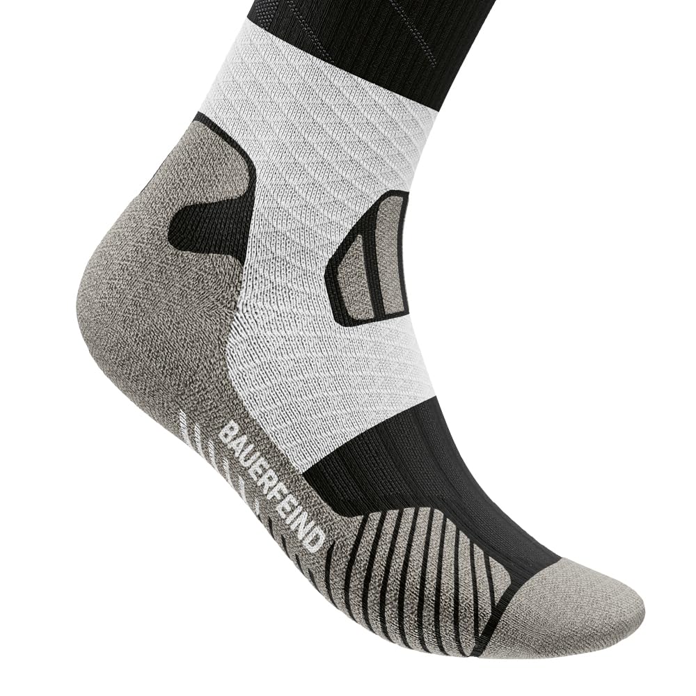 BAUERFEIND Trailrunning-Socken „Trail Run Compression Socks“, Herren Sportsocken mit Kompression, Stabilität im Sprunggelenk, 1 Paar