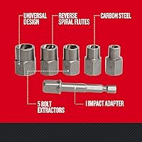 Vista 3 de CRAFTSMAN Extractor de tornillos, juego de 6 piezas (CMAT136)