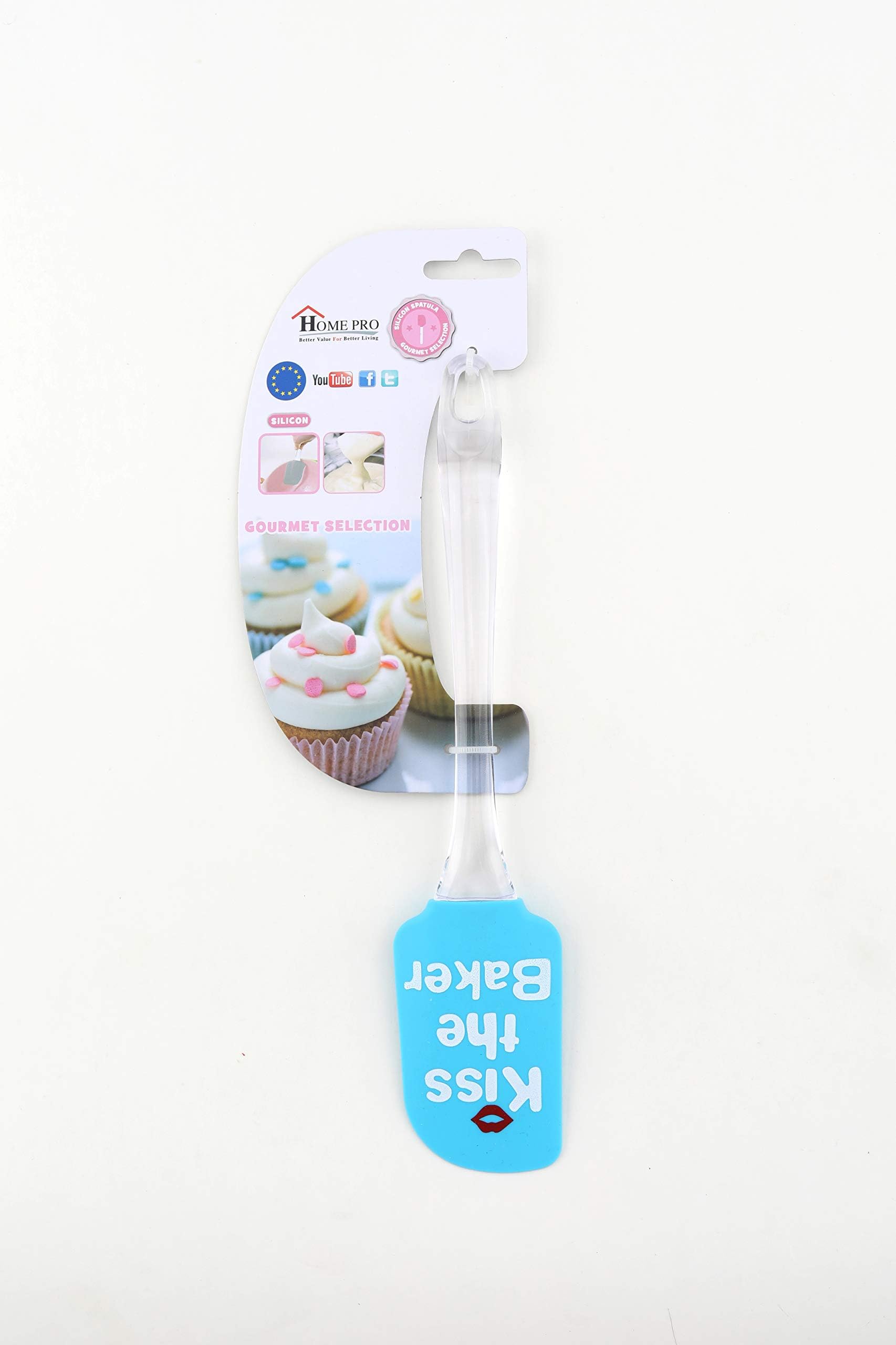 HOMEPRO Better Value for Better LivingHome Pro Silicon Head Spatula, Multicolour