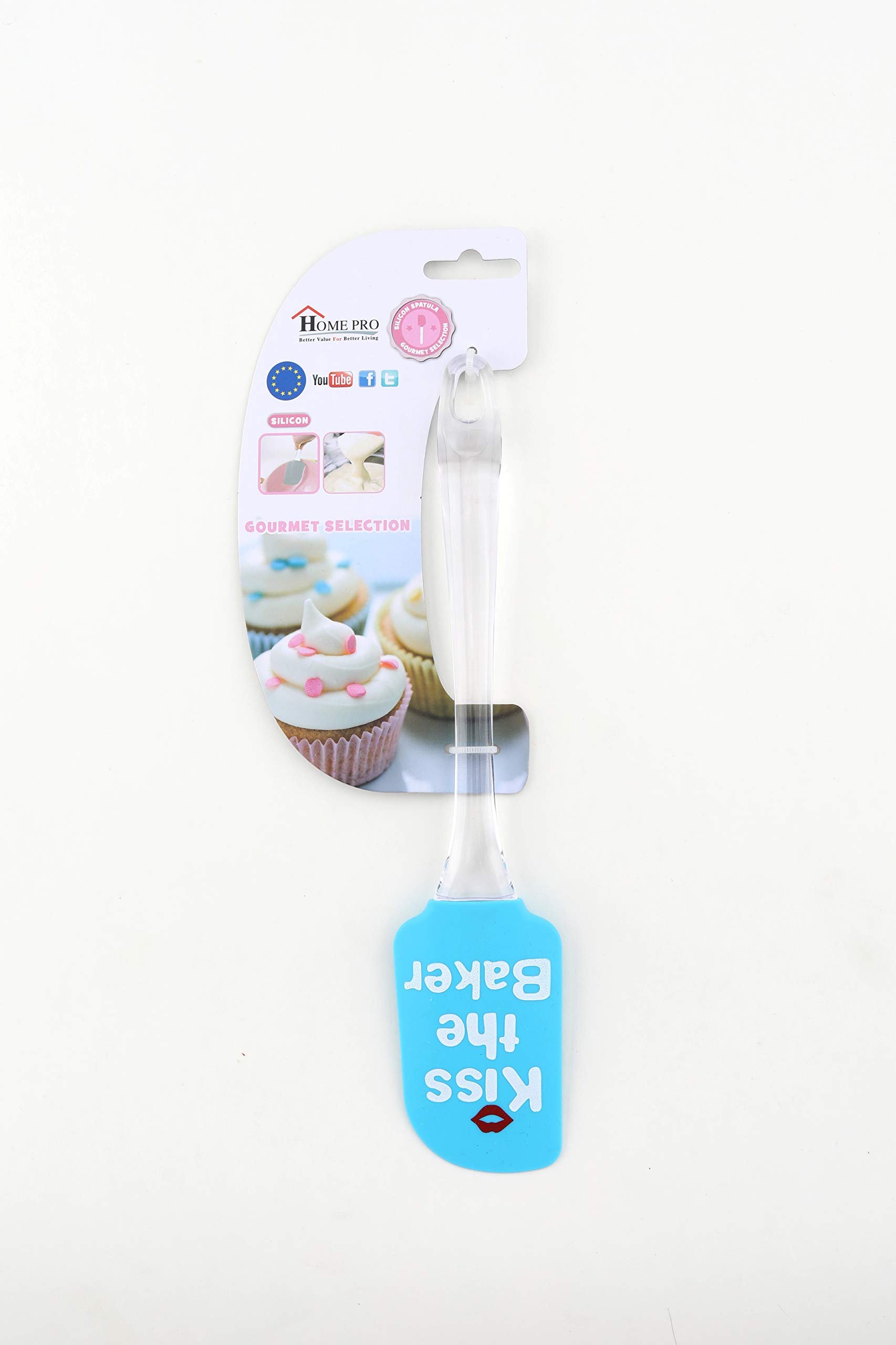 HOMEPRO Better Value for Better LivingHome Pro Silicon Head Spatula, Multicolour